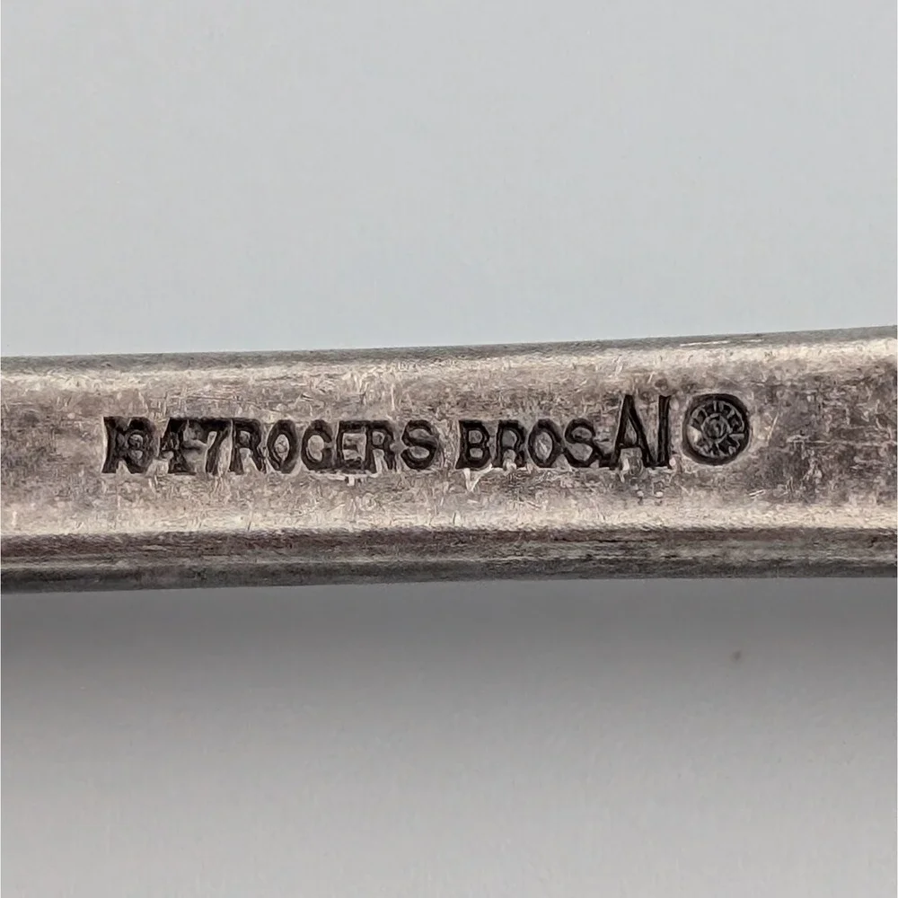 VTG 1847 Rogers Bros Berkshire 1897 Silver Plate Dinner Forks Floral Lot of 3